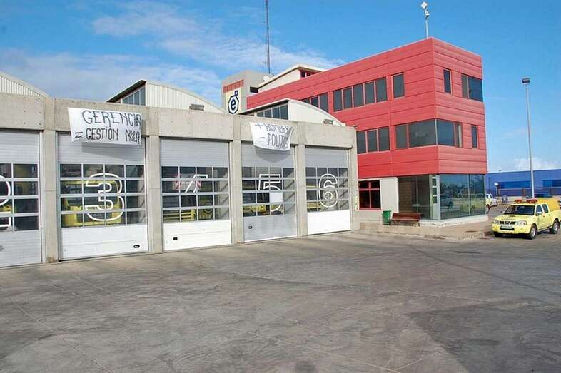 Parque zonal de bomberos de Telde (Foto TA)